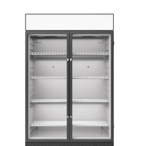 Refrigerador comercial de 2 puertas para negocios